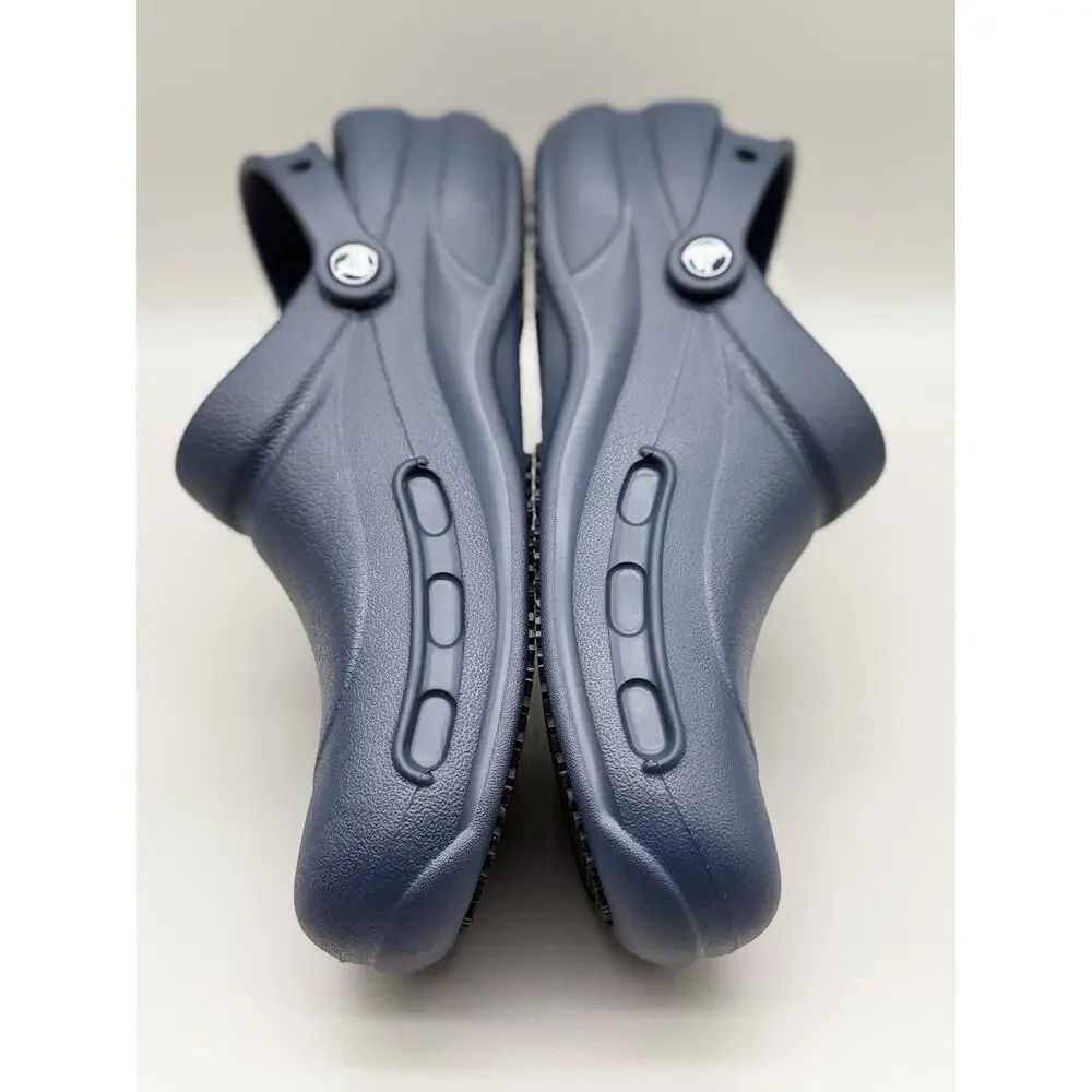 Crocs Bistro Work Clogs Navy Slip Resistant 10075-410 Men’s 10 Women’s 12